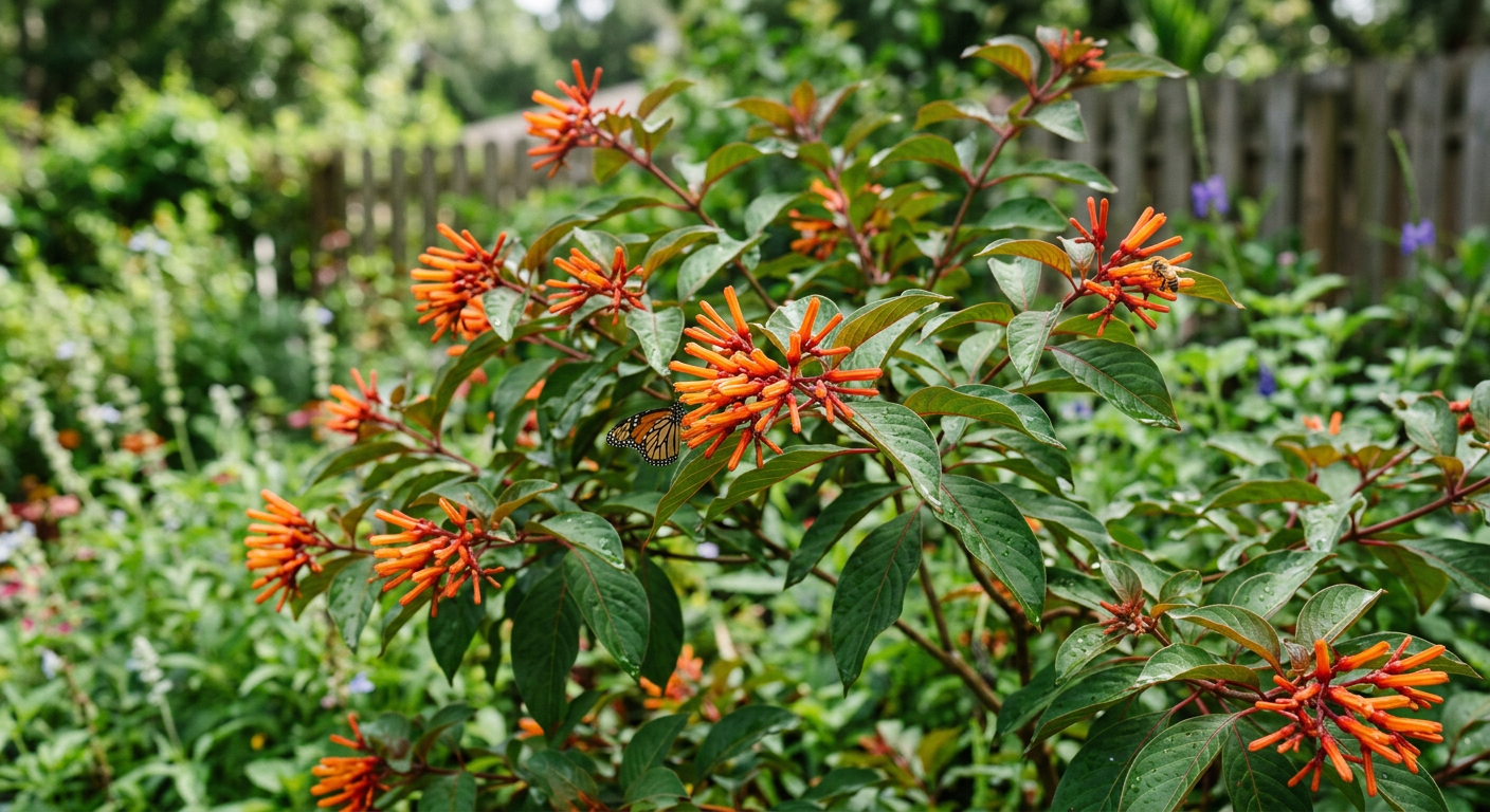 Firebush Firebush – Plant by Number | Plant By Number™