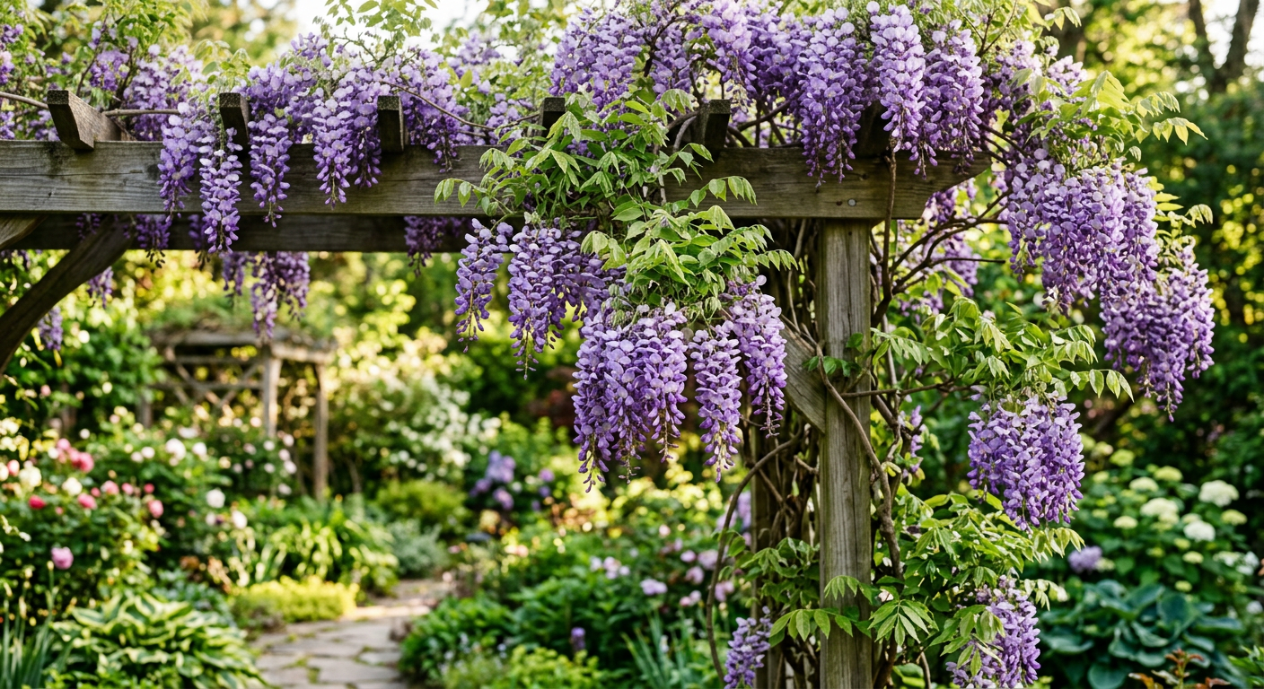 Kentucky Wisteria 'Amethyst Falls'  Plant by Number | Plant By Number